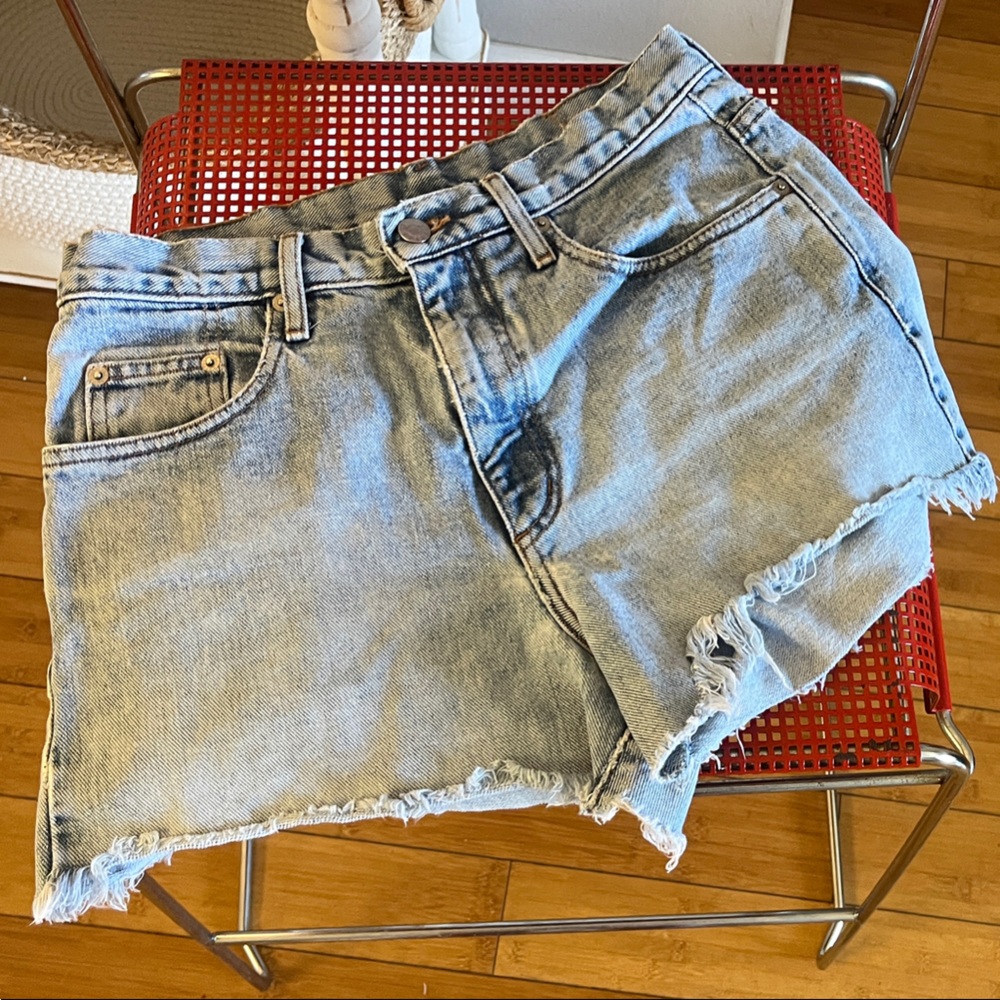 Guess Light Blue Denim Shorts